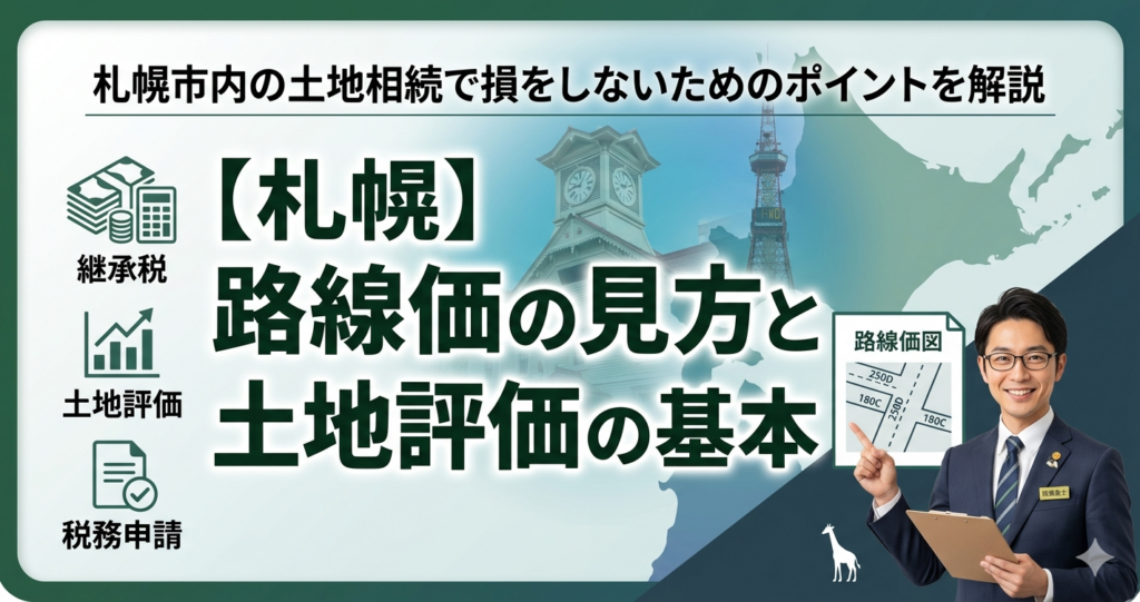 【札幌】路線価の見方と土地評価の基本