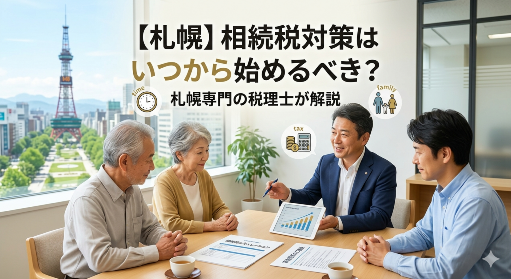 【札幌】相続税対策はいつから始めるべき？タイミングと北海道特有の注意点を税理士が徹底解説！