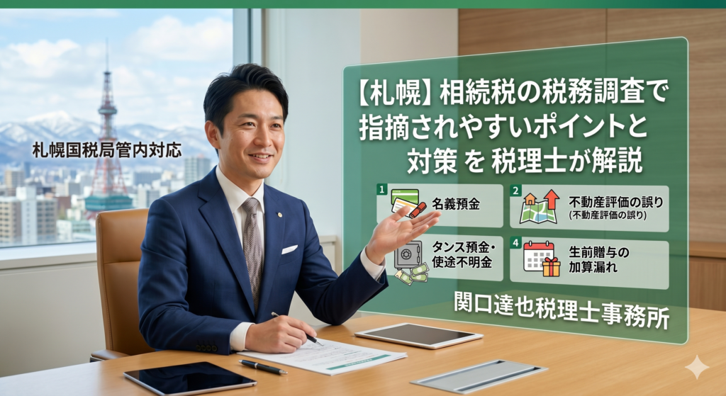 【札幌】相続税の税務調査で指摘されやすいポイント